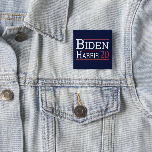 Verkiezing 2020 - Biden Harris I Vierkante Button 5,1 Cm (In situ)