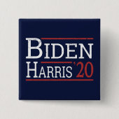 Verkiezing 2020 - Biden Harris I Vierkante Button 5,1 Cm (Voorkant)