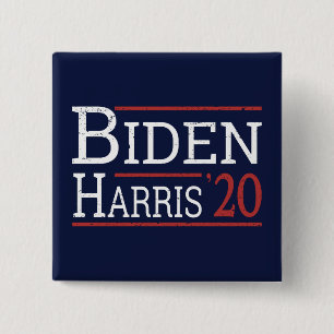 Verkiezing 2020 - Biden Harris I Vierkante Button 5,1 Cm