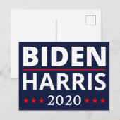 Verkiezing 2020 - Biden Harris II Briefkaart (Voorkant / Achterkant)