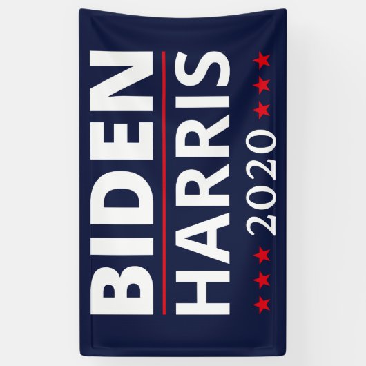 Verkiezing 2020 - Biden Harris II Spandoek (Verticaal)