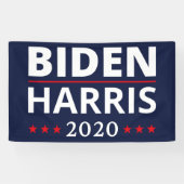 Verkiezing 2020 - Biden Harris II Spandoek (Horizontaal)