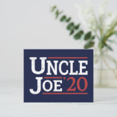 Verkiezing 2020 - Oom Joe Briefkaart (Staand voorkant)