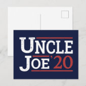 Verkiezing 2020 - Oom Joe Briefkaart (Voorkant / Achterkant)