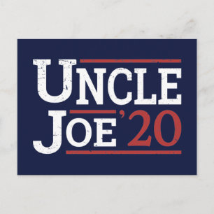 Verkiezing 2020 - Oom Joe Briefkaart