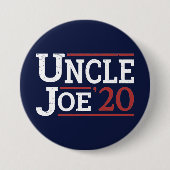 Verkiezing 2020 - Oom Joe Ronde Button 7,6 Cm (Voorkant)