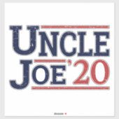 Verkiezing 2020 - Oom Joe Sticker (Vel)
