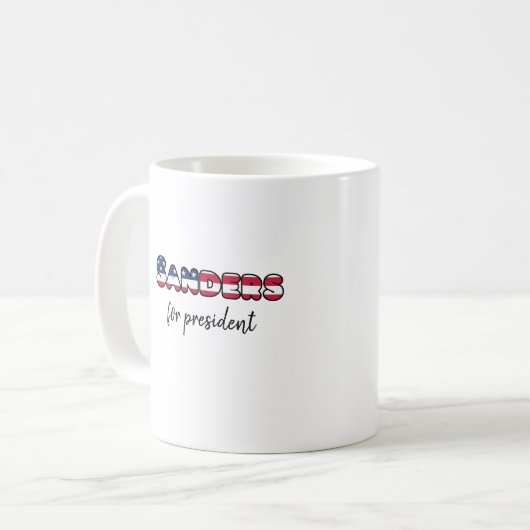 Verkiezing 2020 Sanders voor President Koffiemok (Voorkant links)