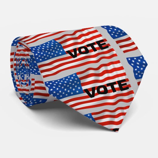 Verkiezing 2020 Stemming Stropdas (Opgerold)