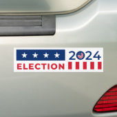 Verkiezing 2024 bumpersticker (Op auto)