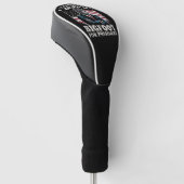 Verkiezing 2024 Grappige Stem Sasquatch VS Golfheadcover (Schuin)