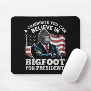 Verkiezing 2024 Grappige Stem Sasquatch VS Muismat