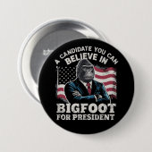 Verkiezing 2024 Grappige Stem Sasquatch VS Ronde Button 7,6 Cm (Voorkant /achterkant)