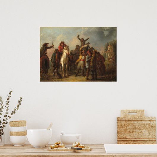 Verkiezing - Alfred Jacob Miller Fine Art Poster (Keuken)