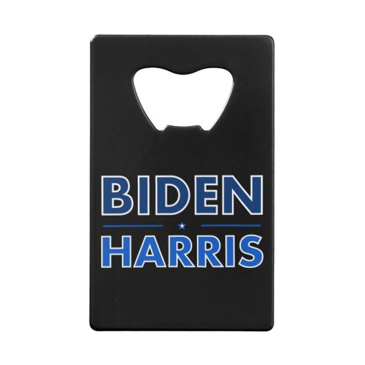 Verkiezing Biden Harris 2020 Creditkaart Flessenopener (Voorkant)