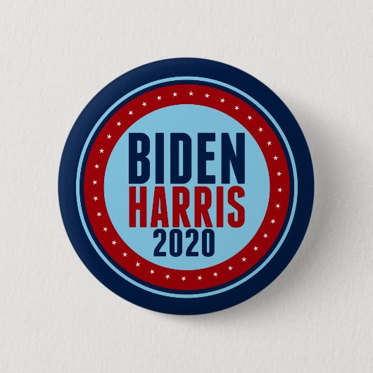 Verkiezing Biden Harris 2020 Ronde Button 5,7 Cm (Voorkant)