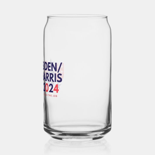 Verkiezing Biden Harris 2024 Blikvorm Glas (Links)