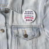 Verkiezing Biden Harris 2024 Ronde Button 5,7 Cm (In situ)