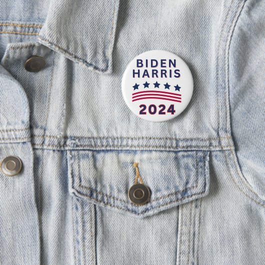 Verkiezing Biden Harris 2024 Ronde Button 5,7 Cm (In situ)
