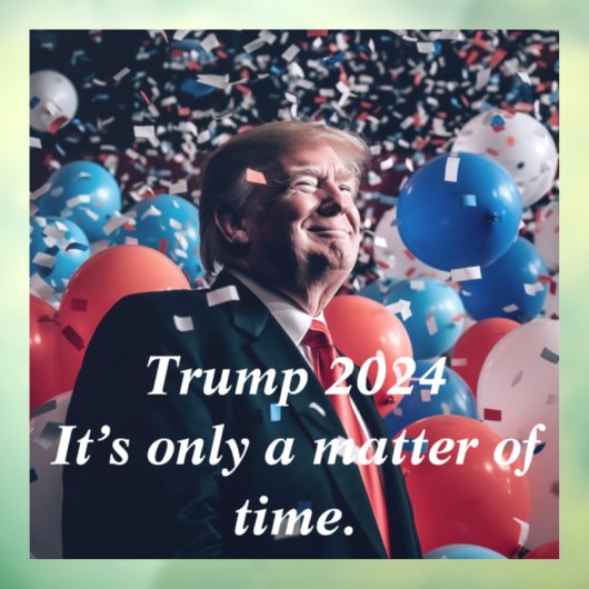 Verkiezing Donald Trump 2024 Raamsticker (Vel 3)