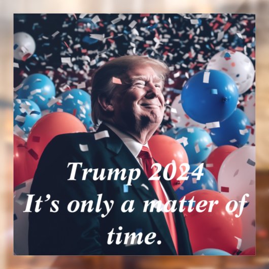 Verkiezing Donald Trump 2024 Raamsticker (Vel 2)