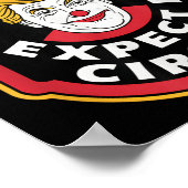 Verkiezing een clown Verwacht een circus impeach T Poster (Hoek)