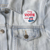 Verkiezing Elke stem telt aangepaste Button voor d (In situ)