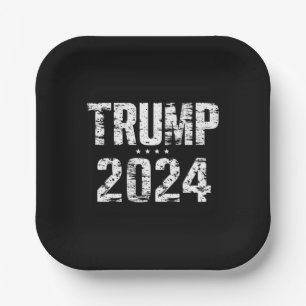 Verkiezing Houd Amerika Groot Trump 2024  Papieren Bordje