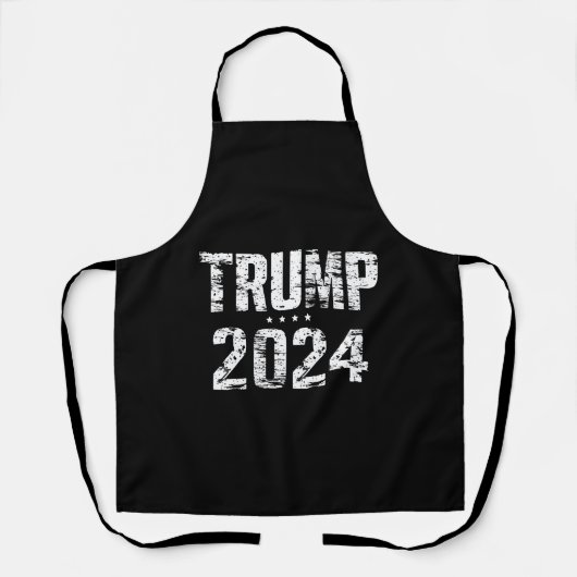 Verkiezing Houd Amerika Groot Trump 2024 Schort (Voorkant)