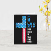 Verkiezing Pontifex - Verenigde Staten - Paus Leo Kaart (Gele Bloem)