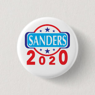 Verkiezing Sanders 2020 Ronde Button 3,2 Cm