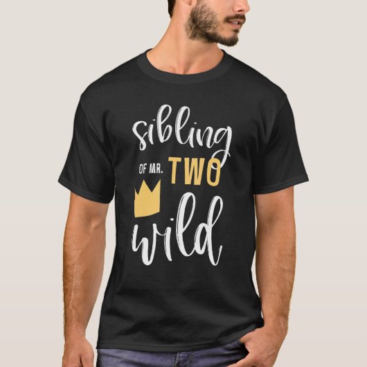 Verkiezing van de heer Twee Wild 2e verjaardag Din T-shirt (Voorkant)