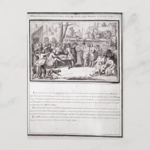 Verkiezing van de militie briefkaart