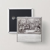 Verkiezing van de militie vierkante button 5,1 cm (Voorkant /achterkant)