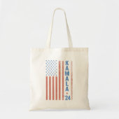 Verkiezing van het Kamala American Flag President Tote Bag (Voorkant)