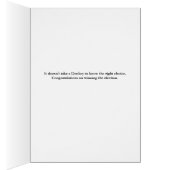 Verkiezing Win Gefeliciteerd met Donkey (Binnen (Rechts))