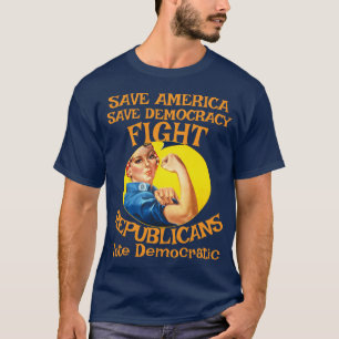 VERKIEZING ZL X1 KP STEM DEMOCRATISCHE PARTIJ KOST T-SHIRT