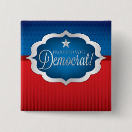 Verkiezingen12 Vierkante Button 5,1 Cm