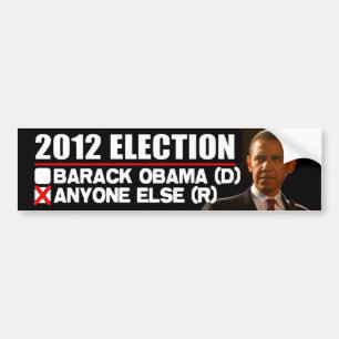 Verkiezingen 2012 - Anti-Obama Bumpersticker