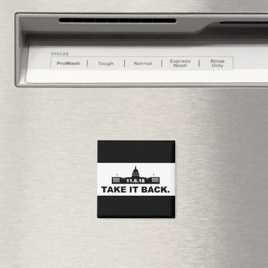 Verkiezingen 2018 - Neem het terug Magneet (Insitu (Vaatwasser))