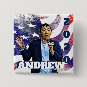 Verkiezingen 2020 Andrew Yang Button