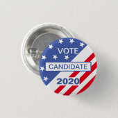 VERKIEZINGEN 2020 VERENIGDE STATEN RONDE BUTTON 3,2 CM (Voorkant /achterkant)