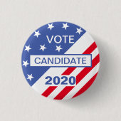 VERKIEZINGEN 2020 VERENIGDE STATEN RONDE BUTTON 3,2 CM (Voorkant)