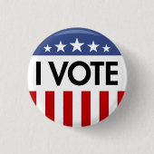 Verkiezingen 2024 Amerikaans President Ronde Button 3,2 Cm (Voorkant)