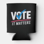 Verkiezingen 2024 Democratische kiezers Blikjeskoeler (Voorkant)