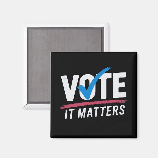 Verkiezingen 2024 Democratische kiezers Magneet (Voorkant / Achterkant)