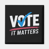 Verkiezingen 2024 Democratische kiezers Magneet (Voorkant)