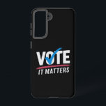 Verkiezingen 2024 Democratische kiezers Samsung Galaxy Hoesje<br><div class="desc">Stem Verkiezing 2024 Kiezer Democrat Politics Stem het doet er toe Registreer om te stemmen</div>