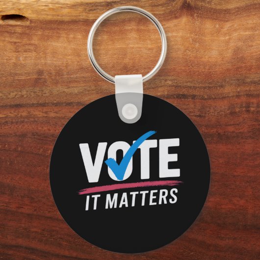 Verkiezingen 2024 Democratische kiezers Sleutelhanger (Voorkant)