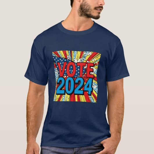 Verkiezingen 2024 Explosie T-shirt (Voorkant)